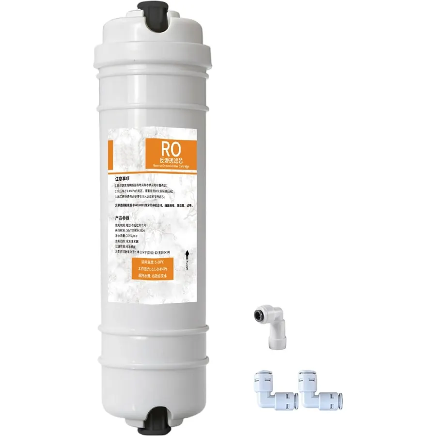 1-Pack 10-Inch RO Membrane Element With 1/4-Inch Quick-Connect Fittings