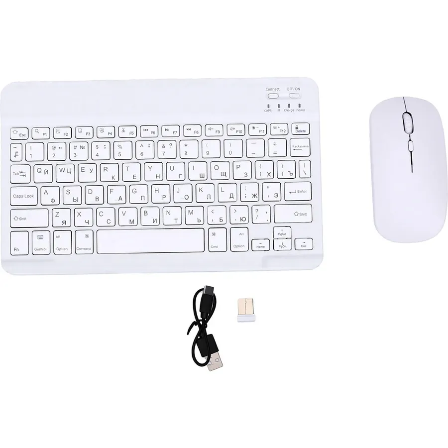 10in Russian Keyboard Mouse Combo for PC Laptop Tablet Phone
