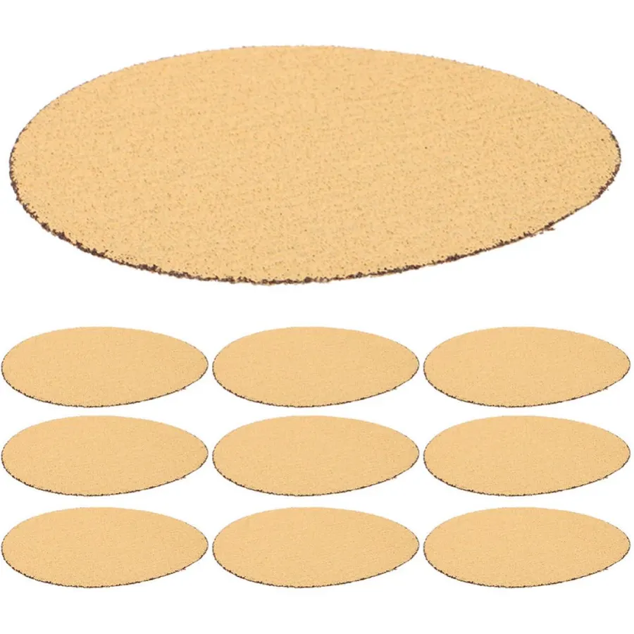 10pcs Inch 80 Grit Adhesive Sanding Discs Circles
