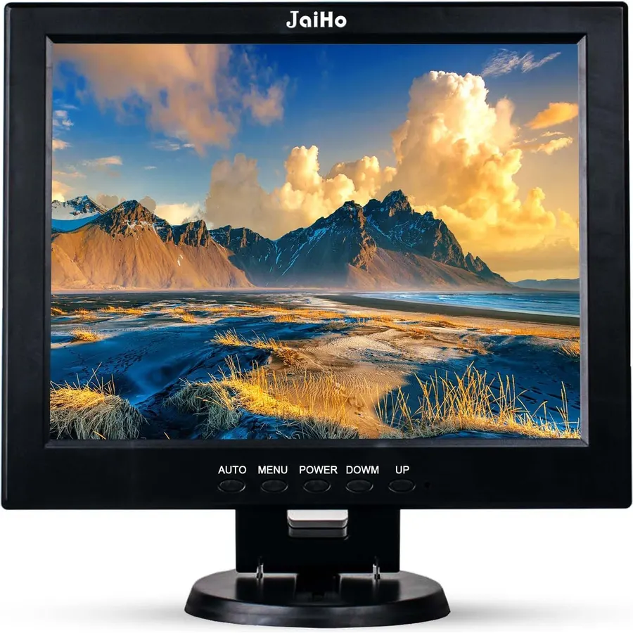 12 Inch 4:3 CCTV Security Monitor, 800x600, BNC HDMI VGA AV, for DVR and PC