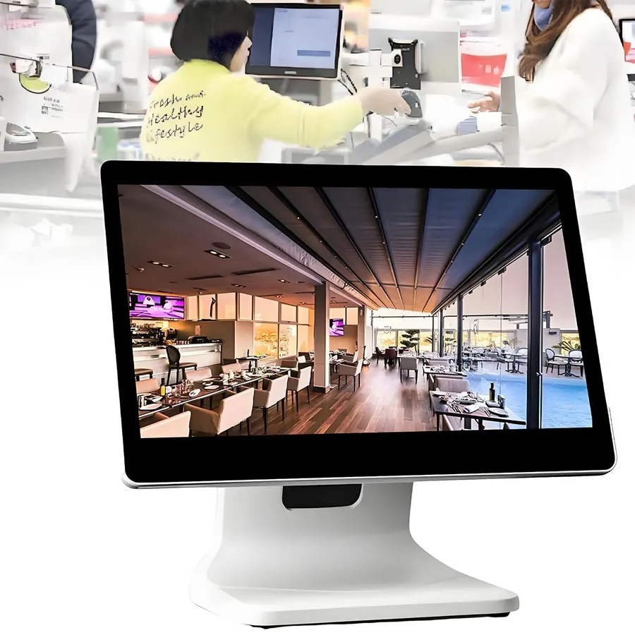 15.6 inch Touch Screen PC POS,Smart Store Cash Register,Touch Screen Cash Register Monitor,15.6” Touch Screen,for Retailer Supermarket 8GB