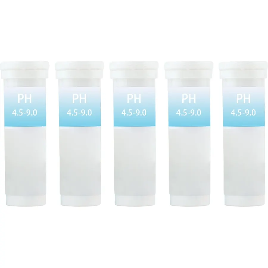 150 Count Ph Test Strips 4.5-9.0, 5 Packs for Monitoring Water, Cosmetics, Easy-Access Dispenser