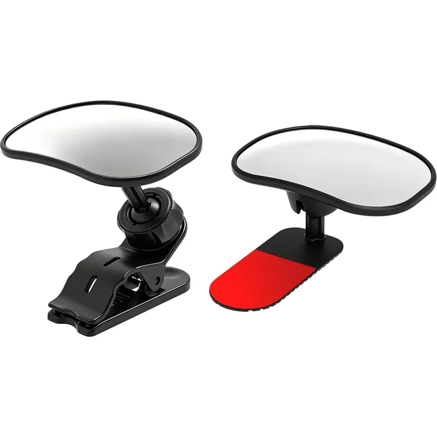 2-in-1 Rear View Mirror for Car,360° Adjustable Clear Backseat Mirror