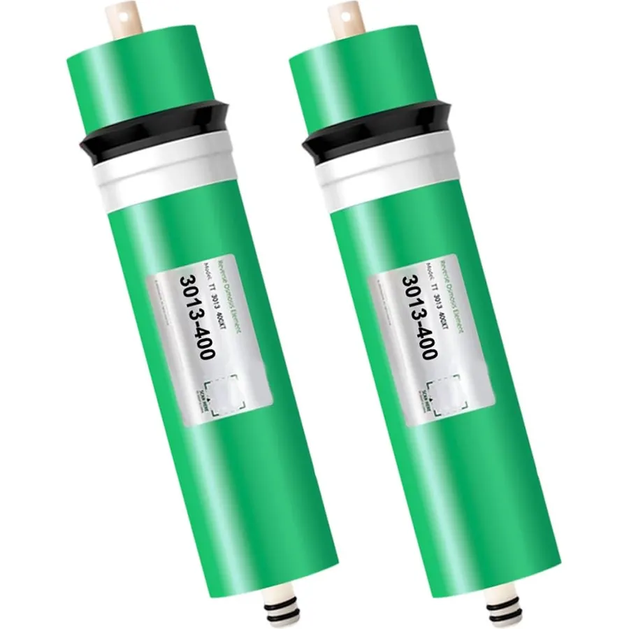 2-Pack RO Reverse Osmosis Membrane Replacement Cartridge, Under Sink RO Water Filter for Home Drinking Purification System(3013-400)