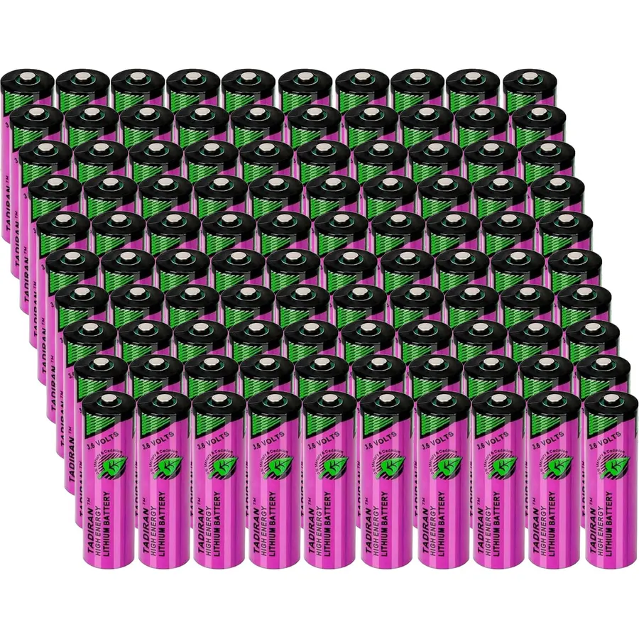 (100 Pcs) 2400mAh 3.6V SL-360 TL-5903 Battery for Tadiran TL-5903 3.6V AA Battery