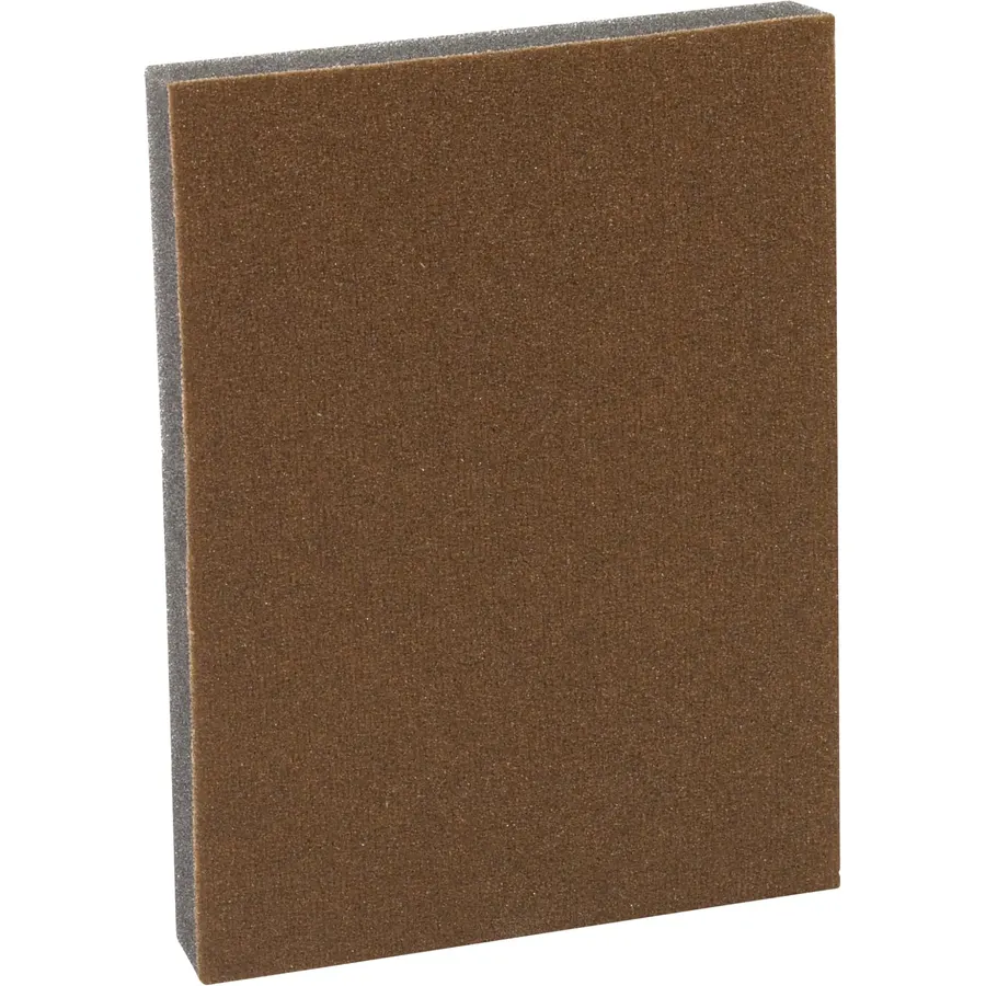 3M Pro-Pad Sanding Sponge, 2.88 x 4 x .5 in, 150 Grit, 54-Pack, Brown