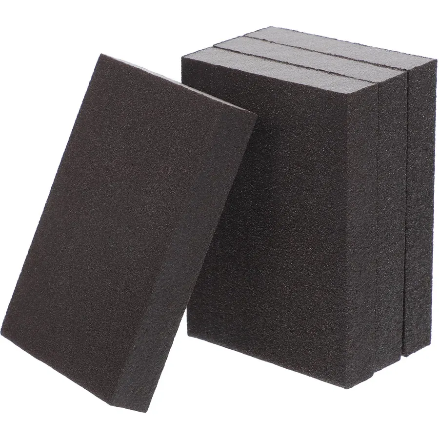 4pcs Sanding Sponge Blocks, 60 80 120 220 Grits for Metal Wood