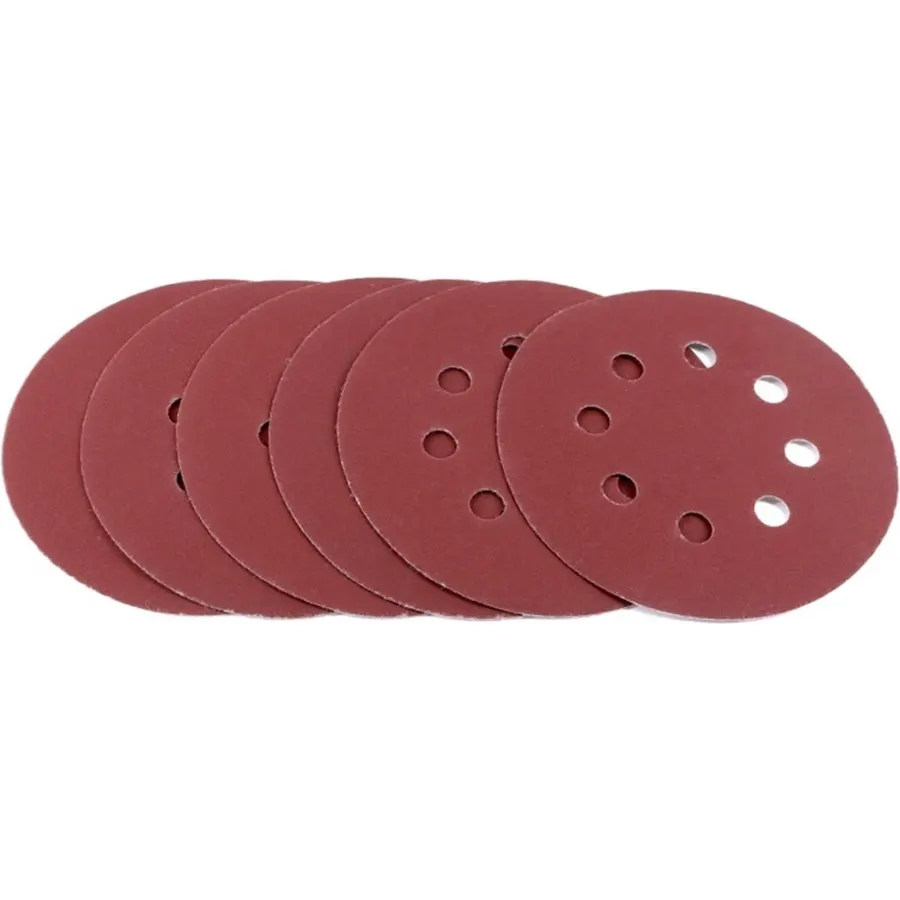 60Grits ~ 2000Grits 5 Inch 8 Hole Hook Loop Sanding Discs Sandpaper Pads Set Sander Disc Abrasive Polishing Tools 5/10/100pcs(100 Grits,100pcs)