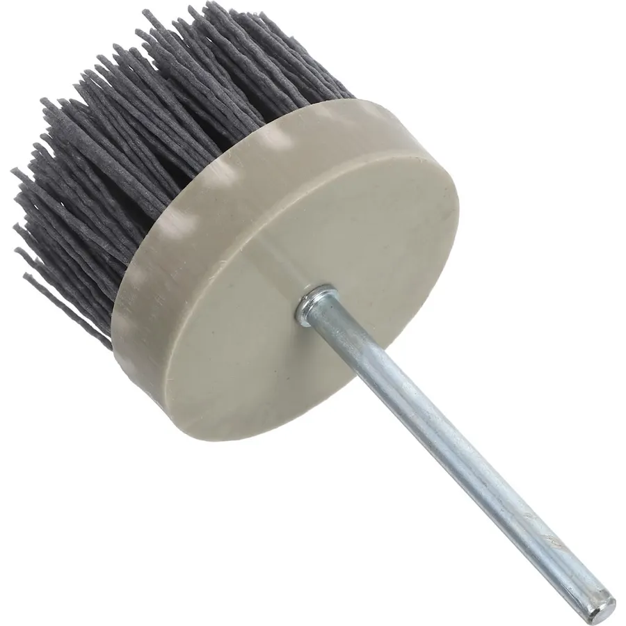 Abrasive Brush Wheel with 6mm Shank for Drill Metal Deburring