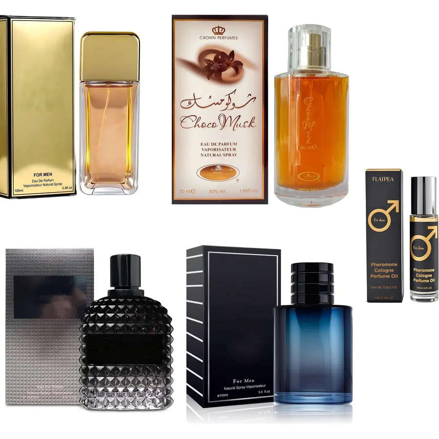 AFLUXE 4PC Men's Cologne Set and 10ml Pheromone Cologne