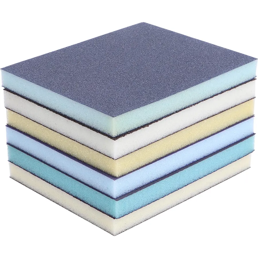 Double Sided Sanding Sponge Blocks, Flexible Polishing Grinding Tools
