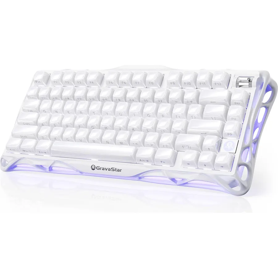 GravaStar Mercury K1 75% Wireless Mechanical Gaming Keyboard RGB Backlit