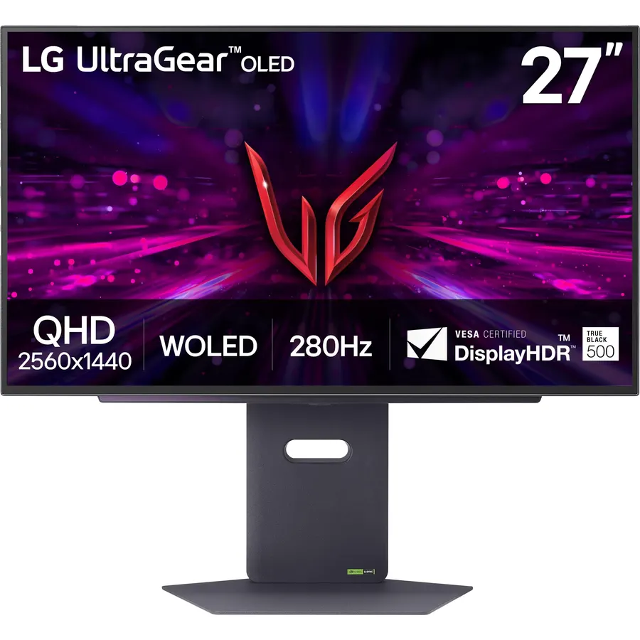 LG 27GX700A-B 27-inch Ultragear QHD (2560 x 1440) OLED Gaming Monitor, 280Hz, 0.03ms, NVIDIA G-Sync, AMD FreeSync Premium Pro, VESA DisplayHDR TrueBlack500, HDMI 2.1