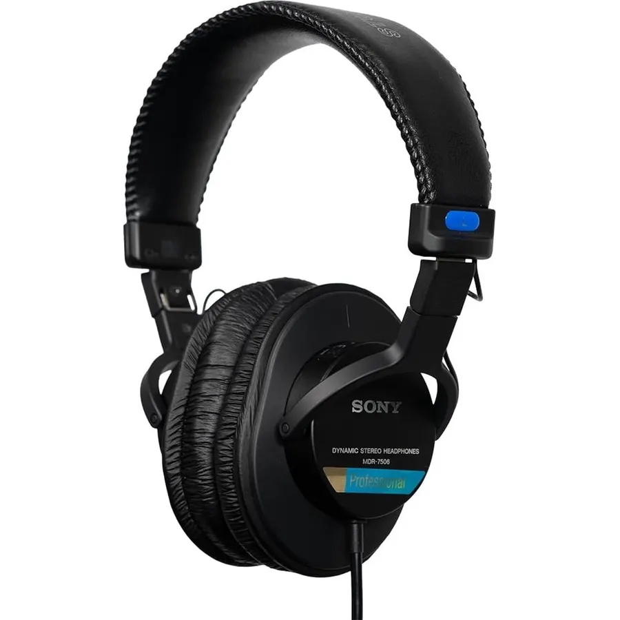 Sony MDR7506 Professional Large Diaphragm Headphone (International Model) No Warranty